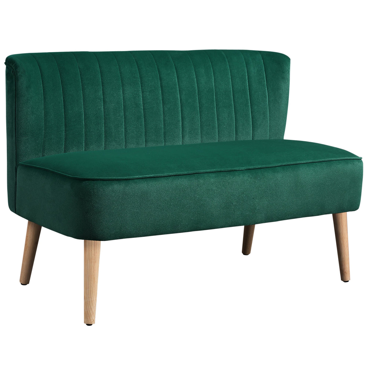 Wren Compact 2 Seater Sofa in Forest Green