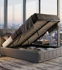 Ottoman Bed Frame King Size Storage Bed With Mattress Pocket Sprung & Memory Foam