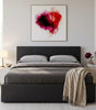Alnwick small double ottoman storage bed with padded headboard - Comfort Crest