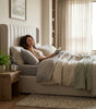 Maddison Cream Velvet Ottoman Storage Bed Double 4FT 6