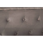 Hannah Ottoman Storage Bed in Grey Velvet — King