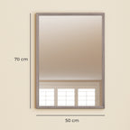 Ashcroft 50 x 70cm Wall Mirror in Grey