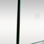 Lumen LED Mirrored Bathroom Cabinet with USB — Black