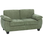 Marlow 2 Seater Chenille Sofa in Forest Green