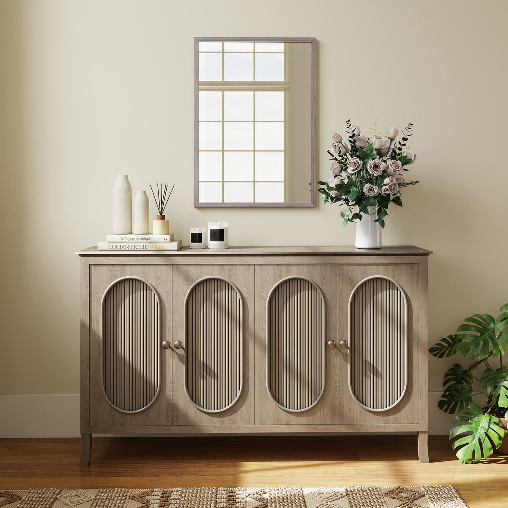 Ashcroft 50 x 70cm Wall Mirror in Grey