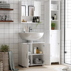 Tenby Mirrored Bathroom Cabinet in White