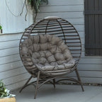 Casella Folding Egg Chair in Sand Brown