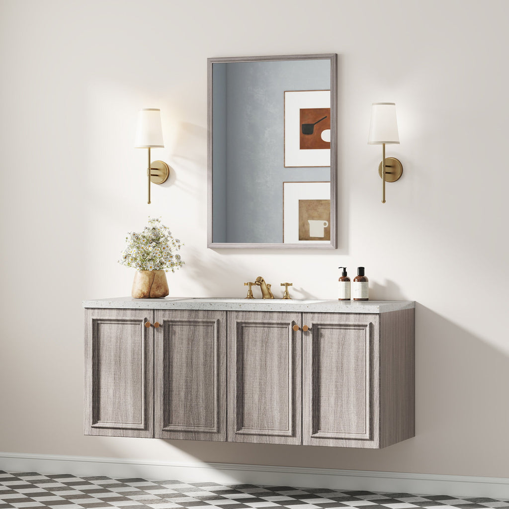 Ashcroft 50 x 70cm Wall Mirror in Grey