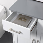 Tenby Freestanding Bathroom Cupboard in White