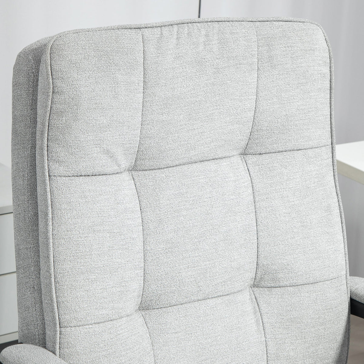 Whitfield Padded Office Chair in Dove Grey