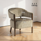 Bexley Upholstered Tub Chair in Chestnut