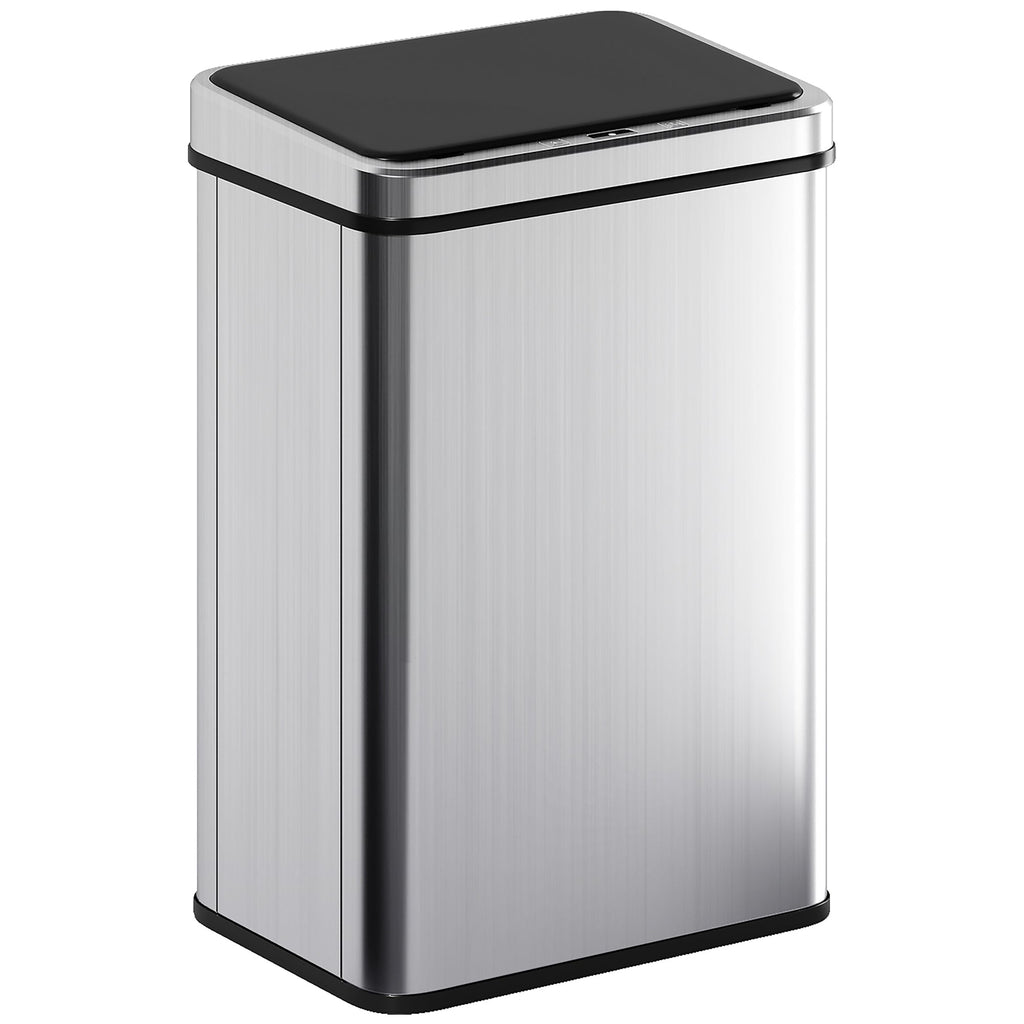 Aurora 40L Touchless Sensor Bin in Brushed Steel