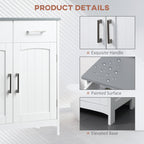 Tenby Freestanding Bathroom Cupboard in White