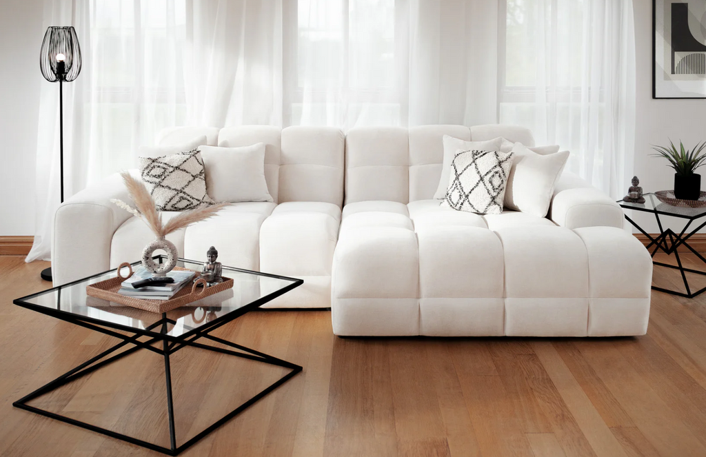 Jacob Ribbed Corner Sofa — Left or Right Hand