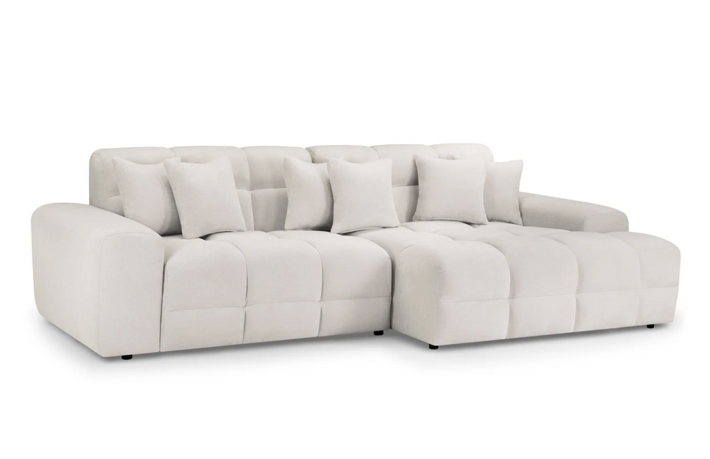 Jacob Ribbed Corner Sofa — Left or Right Hand