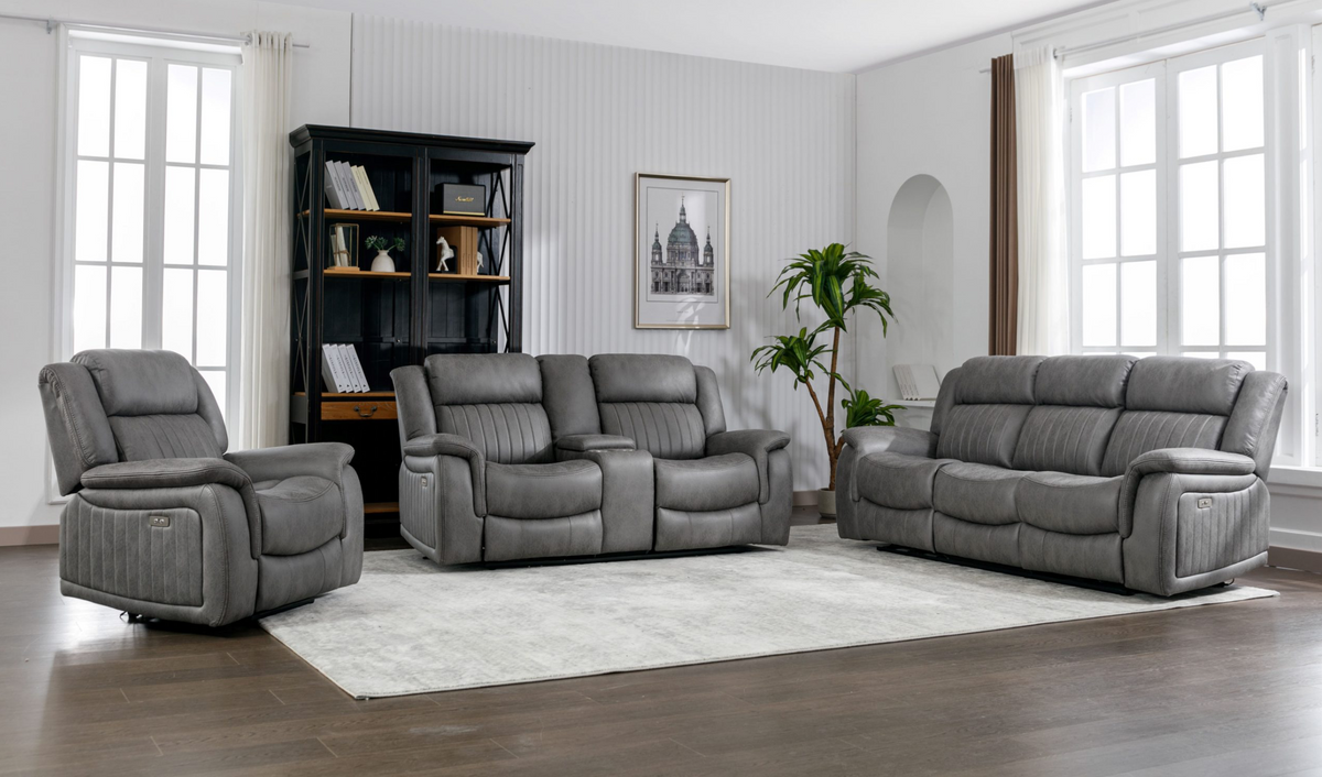 Stanley Electric Recliner 3-Seater Sofa