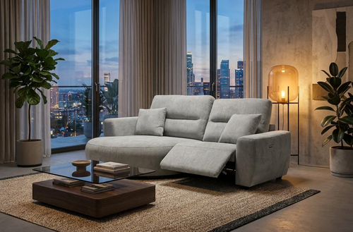 Denver Electric Recliner Chaise Sofa — Left or Right Hand