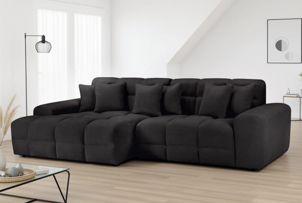 Jacob Ribbed Corner Sofa — Left or Right Hand