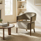 Bexley Upholstered Tub Chair in Chestnut