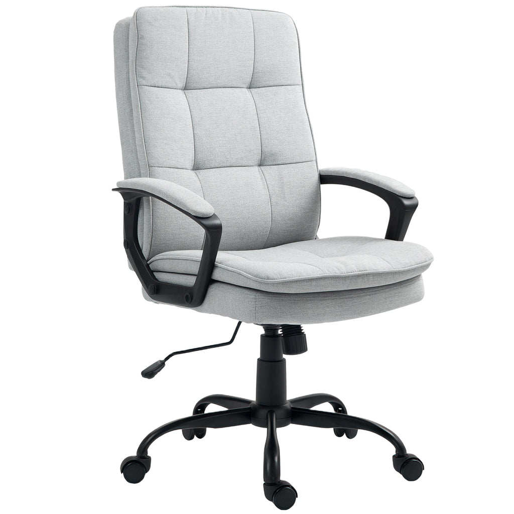 Whitfield Padded Office Chair in Dove Grey