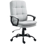 Whitfield Padded Office Chair in Dove Grey