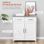 Tenby Freestanding Bathroom Cupboard in White