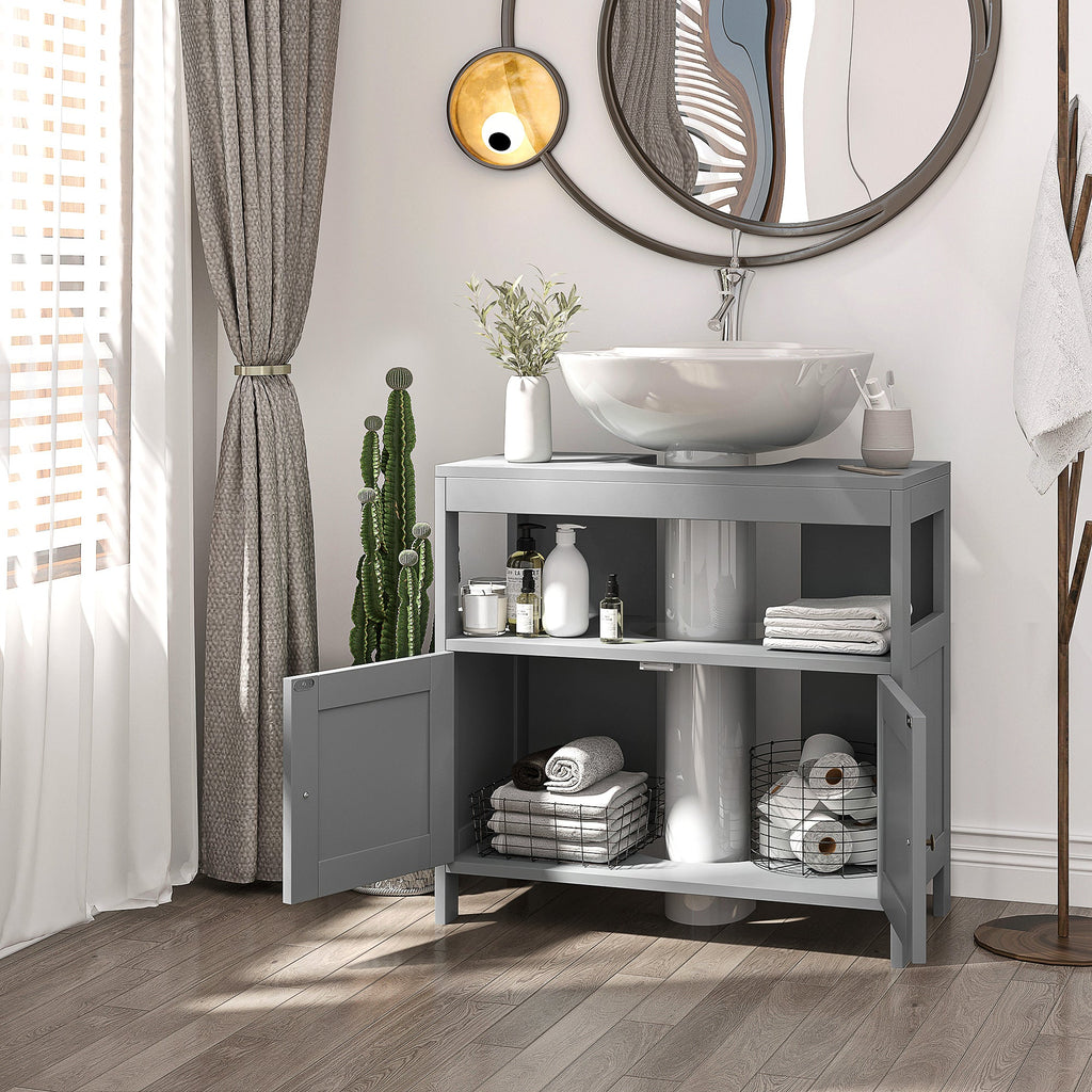 Marden Under-Sink Vanity Unit in Light Grey
