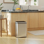 Aurora 40L Touchless Sensor Bin in Brushed Steel
