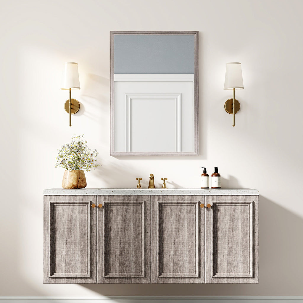 Ashcroft 50 x 70cm Wall Mirror in Grey