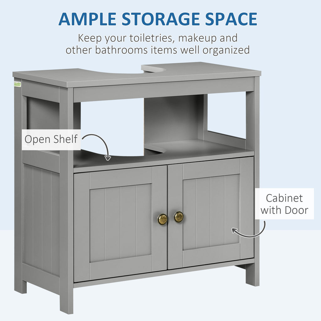 Marden Under-Sink Vanity Unit in Light Grey