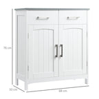 Tenby Freestanding Bathroom Cupboard in White