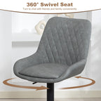 Sinclair Retro Bar Stools in Dove Grey — Set of 2