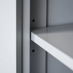 Ridley Mid-Century Kitchen Cabinet in Slate Grey